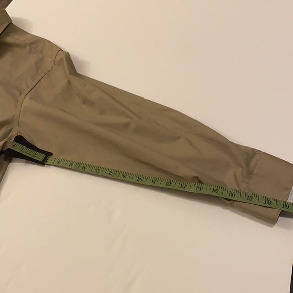 Alexander Julian Men’s Long Sleeve Button Down Dress Shirt L 16-16 1/2 Tan - Picture 9 of 11